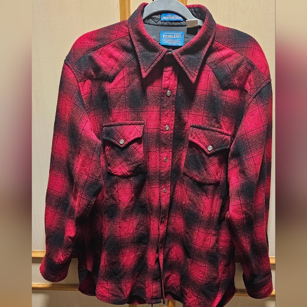 Men's Pendleton Wool Button Down Shirr